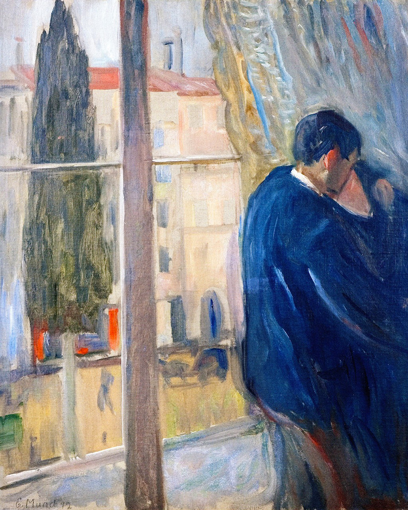 Edvard Munch
The Kiss (1892)