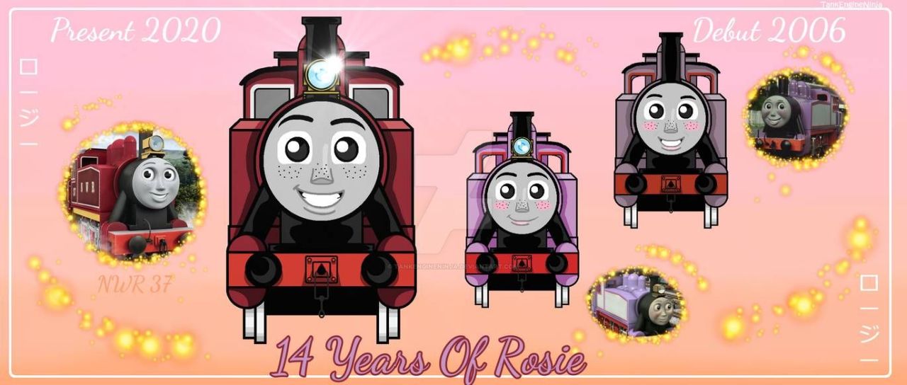 Thomas & Friends - Rosie is feisty, fun and very free spirited. Rosie is a  tomboy tank engine! She's almost the same size and has the same capability  as Thomas – whom