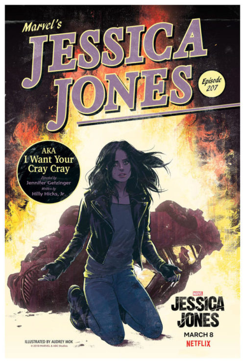 marvel-feed:‘JESSICA JONES’ SEASON 2 EPISODE TITLES REVEALED THROUGH COMIC-BOOK COVERS!All 13 episodes of ‘Jessica Jones