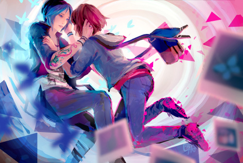 Partners in time ⌛This stunning piece of #LifeIsStrange fan art is by Twitter user c-dra!