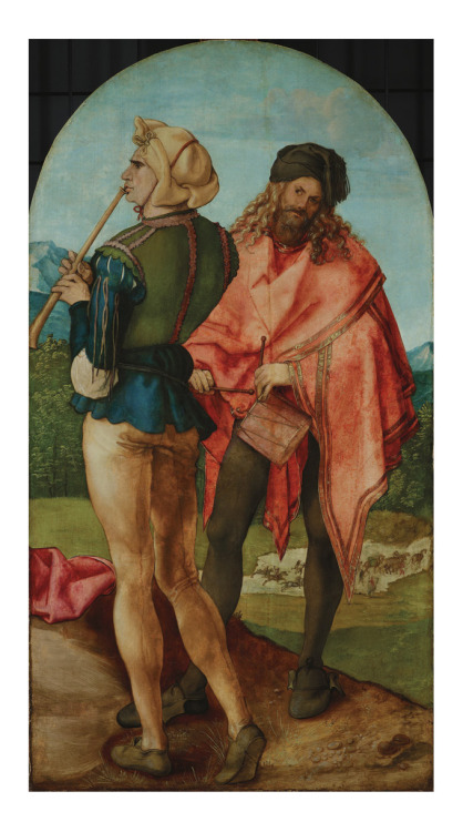 Albrecht Dürer, Piper and Drummer, 1503/05. Basswood. Germany. Wallraf-Richartz-Museum & Fondati