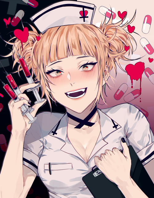 totomochi:nurse toga here to steal heal your heart ♥