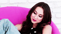 plldailly:  Troian Bellisario - BTS Seventeen cover shoot Vlog[Part 1]x 