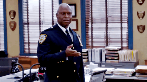 ororo-munr0e:LGBT Meme: [4/5] gay/lesbian characters → Raymond Holt ”When gay marriage was legalized