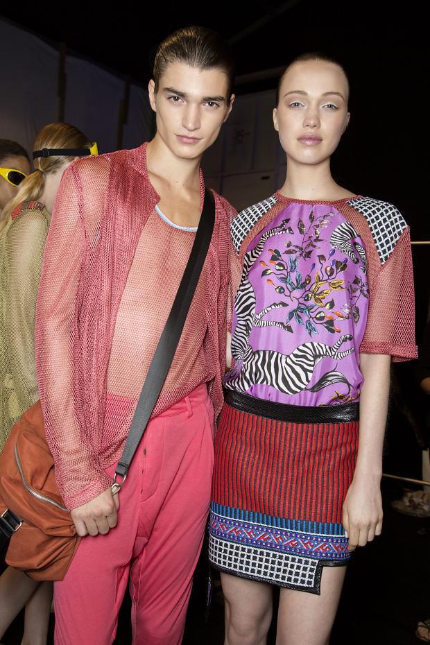 jdstore:  Alexander Ferrario Custo Barcelona S/S 2015 Backstage | New york Ready