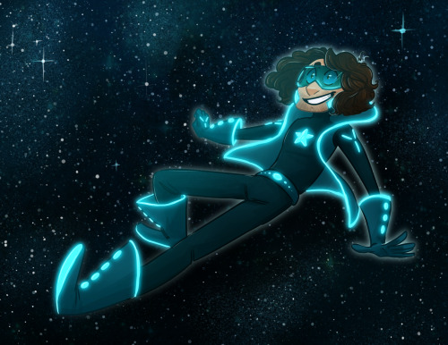 mishacakes:starbomb danny sexbang bc if you know me you know space + glowing outfits + GLOWING SPACE