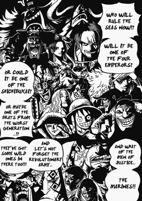 calgaras:   The family of “D” that everyone’s been talking about… how and when will they appear!? Who is going to deal with who? And who will betray whom? Tell that to the nobles up in Mariejois! They better be prepared to be dragged off their