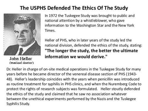 bellygangstaboo:    Tuskegee syphilis experiment     The Tuskegee Study of Untreated Syphilis in the Negro Male, also known as the Tuskegee Syphilis Study or Tuskegee Syphilis Experiment was an infamous clinical study conducted between 1932 and 1972 by