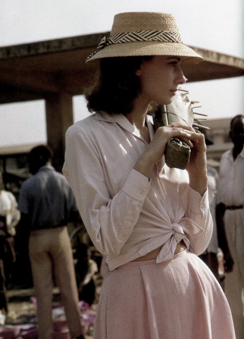 aladyloves:  Audrey Hepburn photographed by Leo Fuchs on the set of The Nun’s Story (1959) 