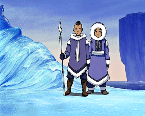 transtenzin:sapphic-korra: ATLA + My favorite one-liners | insp. [ID: 6 edited gifs. The first shows