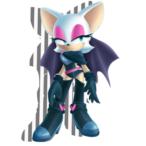 meinux:  “Now I know who you are,                  you’re that government spy, Rouge the bat aren’t you?”   I really like this one! I think it turned out well. I’m thinking of designing an outfit similar to this for Shadow. Dunno