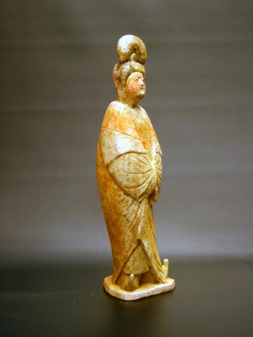 So-called “fat lady” Chinese tomb figurines from the Tang dynasty