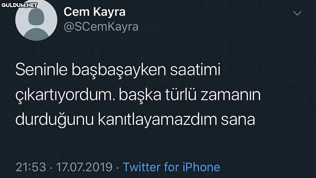 Cem Kayra @SCemKayra...