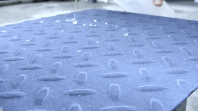 gifsboom:  Superhydrophobic coating. [video]