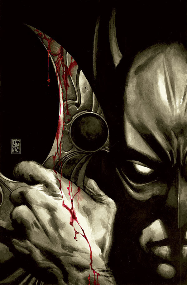 lospaziobianco:  1) Batman by Dave Rapoza on Tumblr 2) Batman by Simone Bianchi 3)