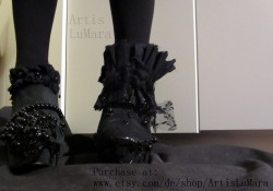 pointed-ears:  artislumara:  &ldquo;That is not dead which can eternal lie, and with strange aeons even death may die.&rdquo; ~ H.P. Lovecraft  www.etsy.com/de/shop/ArtisLuMara  Aren’t these the hottest shoes you’ve ever seen? &lt;3