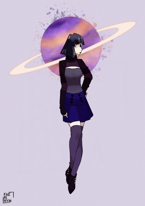 faerinym: saturn but in my fave goth clothing brand -w- (art on fae’s blog??? in 2019???? it&r