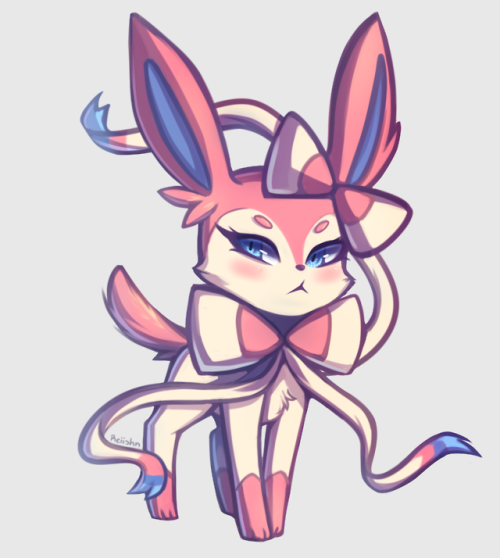 reiishn:Sorry for inactivity! Here’s a Sylveon to make it up~