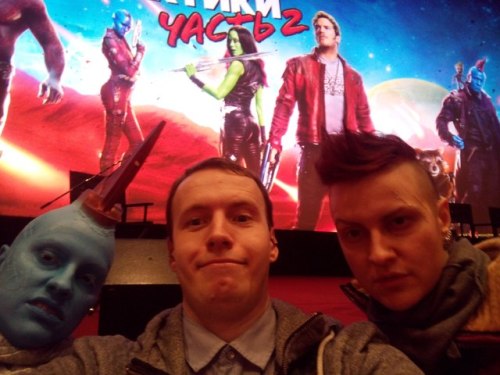 a-twins:Recently we’ve made make up test for Yondu cosplay. No proper costume yet but already 
