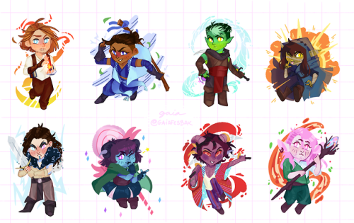 CRITICAL ROLE KEYCHAINS AND PILLOWS PREORDERS! Charms: ends on 18th august (express preorders) || Pi