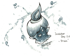 jayannason: Inktober Day 21 - Drain I always thought Litwicks looked really cute. I also always thought the fact that they drain the lifeforce of those around them is extremely creepy. 