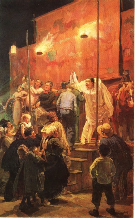 Acrobats (Festival in a Paris Suburb), 1877, Viktor VasnetsovMedium: oil,canvas
