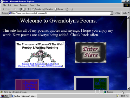 oneterabyteofkilobyteage:original url http://www.geocities.com/sibyll_trelawney2/last modified 2001-