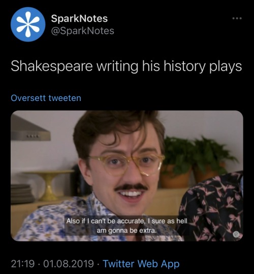Whatever The Person Behind SparkNotes' Twitter Is Being Paid It's Not Enough Pt. Insert Random Number