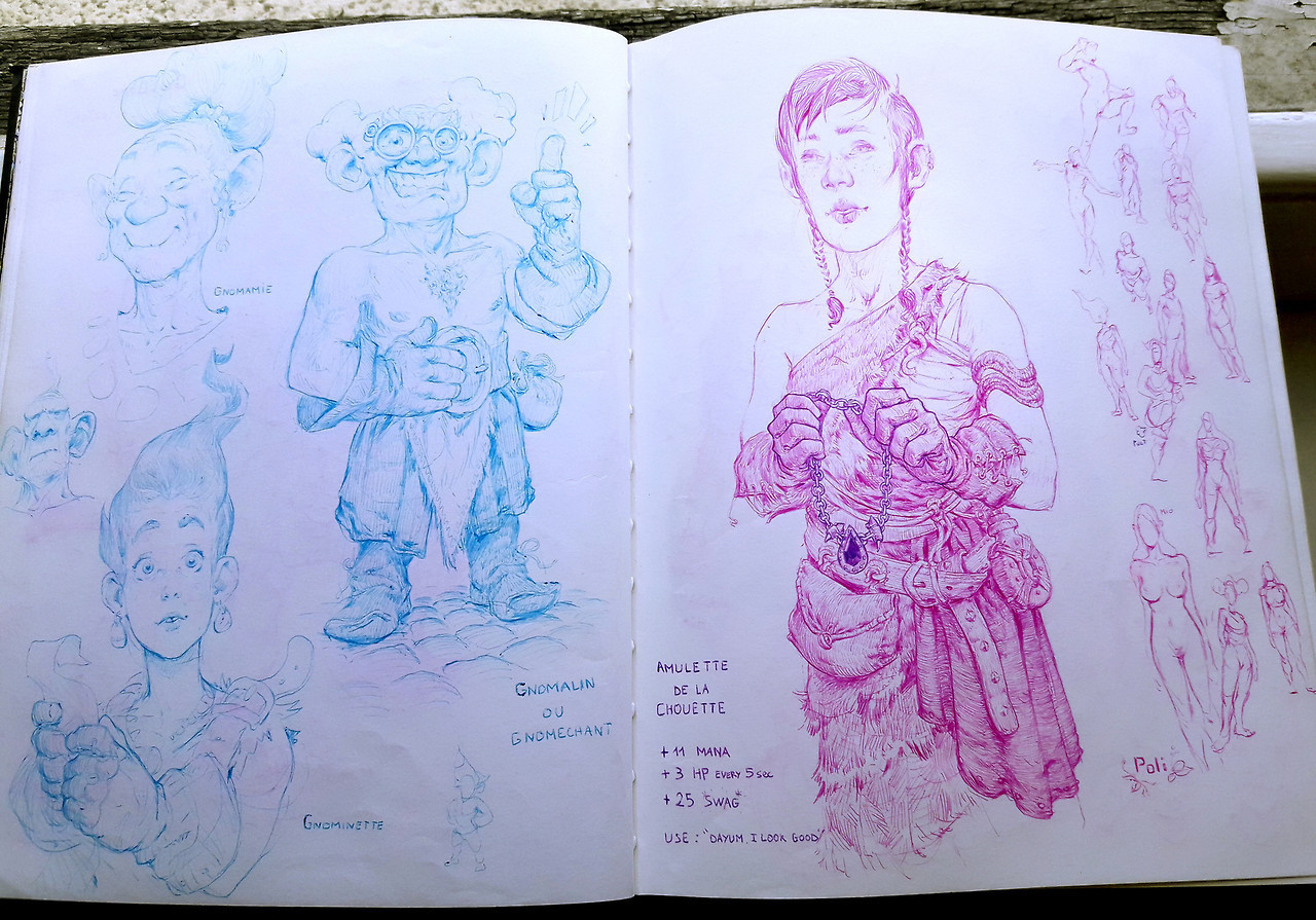 quarkmaster:    Sketchbook dump 02  