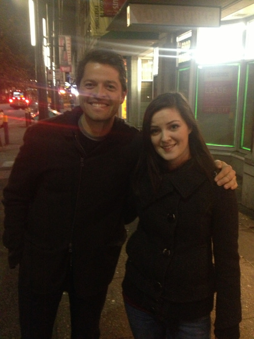 somehuntersloveangels:  so this is a photo of Misha in Vancouver yesterday night. So it’s official,we wil see him in ep 8x17.  -5 episodes… 