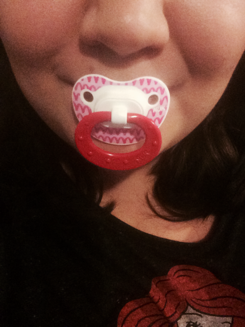 Porn lilprincesssierra:  Daddy picked out my paci photos