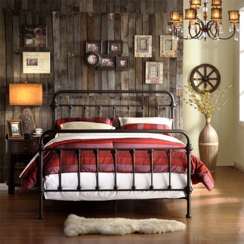 A super trendy vintage metal bedframe.