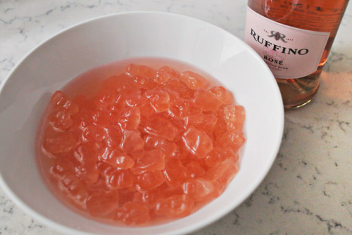 sweetoothgirl: ROSÉ SOAKED GUMMY BEARS