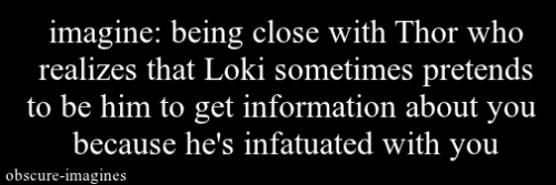 “admit it, you have been changing your appearance to be me to get close to Y/N.” Th