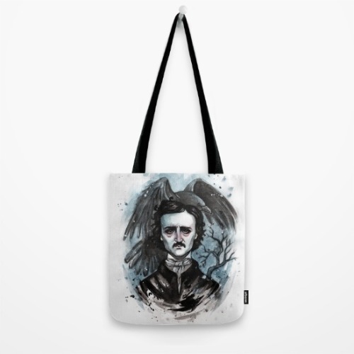 For Halloween king of horror Edgar Allan Poe in my shop society6.com/blackfury