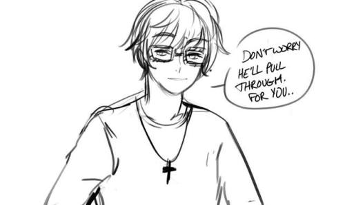 sibylance: SUPER QUICK IDEA I HAD IN MY HEAD WHILE PLAYING V ROUTE CAUSE IM 707 TRASH FOREVER AND AL