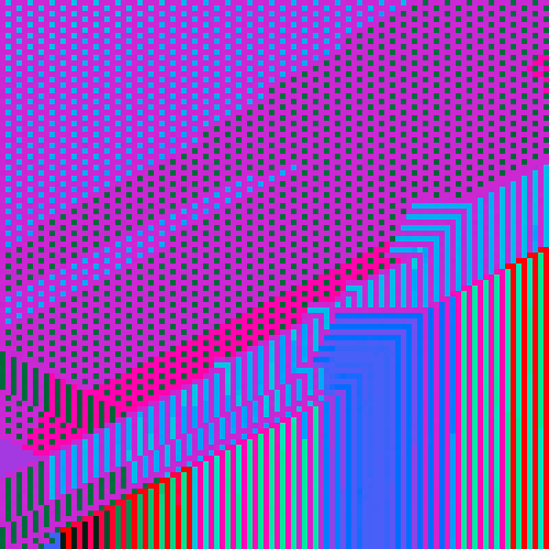 thefilearts:  10000 of 100000000 pixels This is a 100 x 100 detail from the latest