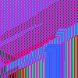 thefilearts:  10000 of 100000000 pixels This is a 100 x 100 detail from the latest digital edition by Adam Ferriss. The full 10000 x 10000 pixel image is full of these sort of views and it lends itself to a lot of wallpapers; we have included several