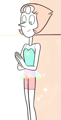 lambicorn:  artemispanthar:  Pearl sometimes does this thing with her hands. It’s like a nervous habit or something  I think it’s a common thing for people with pearl birthstones to kind of maneuver around their hands while they’re talking a lot,