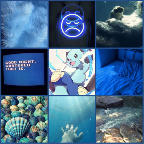 Aesthetic for a heartbroken dewott!art credit- Mod Wotty