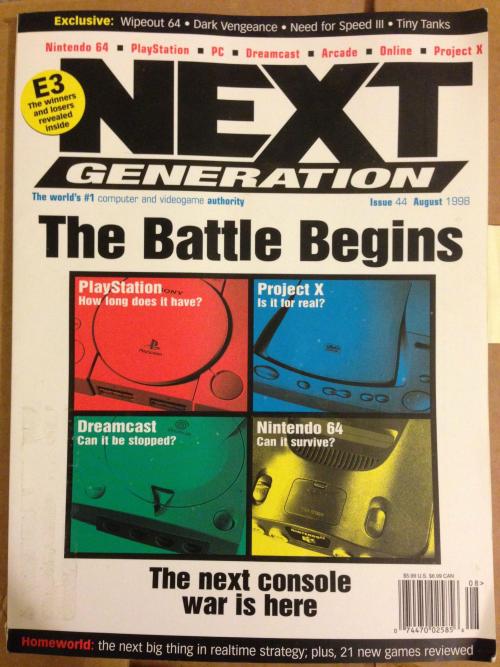 theonetruenators:gentlemanbones:ghostanime:1998 Gaming MagazineHindsight is hilarious.playstation: h