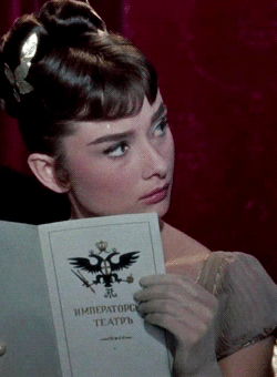 longtallsallyd:  Audrey Hepburn in War and Peace (1956). 