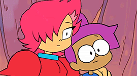 a-real-magic-skeleton:Enid and Red Action &lt;3 &lt;3 &lt;3