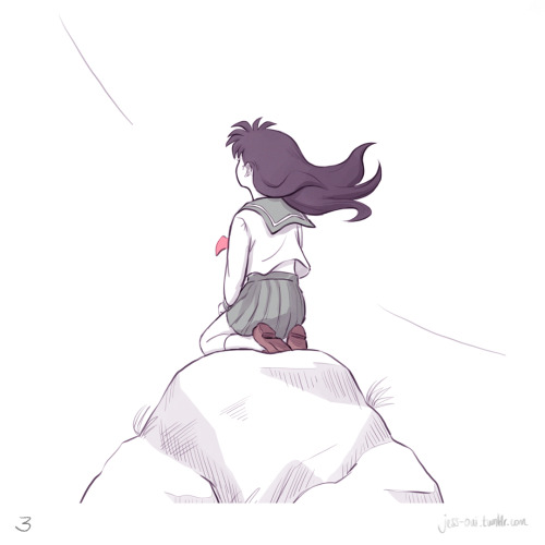 jess-oui: I loved this prompt, thank you, anon! My interpretation was for Inuyasha to get distracted