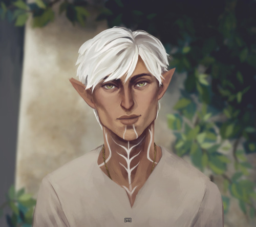 saa-pandaleon: Oh look more art of Fenris