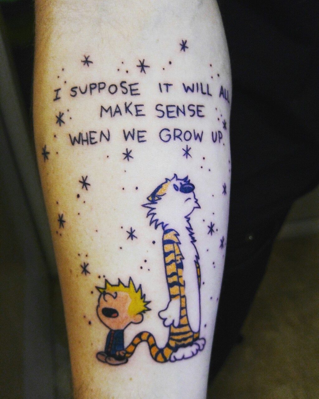 Calvin and Hobbes tattoo by Ricardo Da Maiat  Post 24754