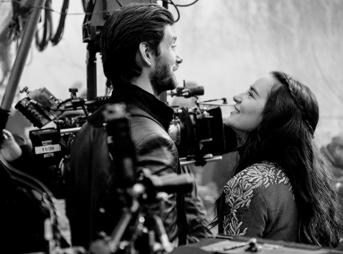 darklinadaily: Jessie Mei Li and Ben Barnes Behind the Scenes of Shadow and Bone Season 1