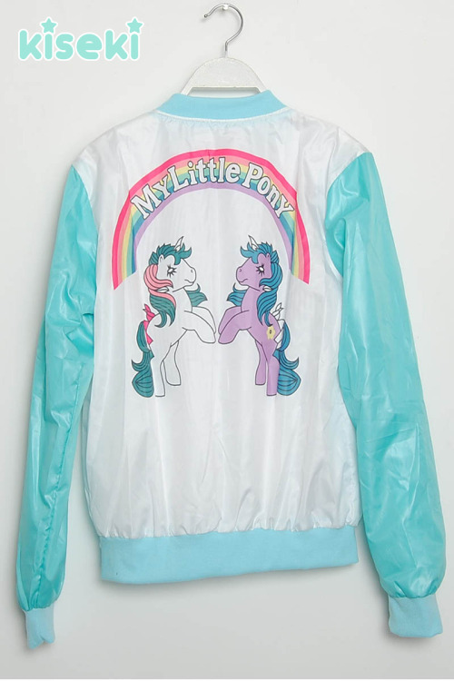 My Little Pony Baseball Jacket $32.00 Use the code CHINAPASTEL to get 5% off 