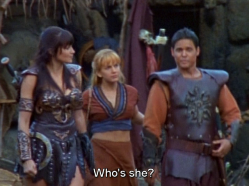 thoughtbubblesandwanderlust:Let’s just appreciate this moment where Xena refuses to assume the Troja