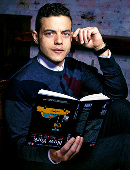 darlenealdersons:  Rami Malek photographed by Taylor Jewell for Bloomberg  He was